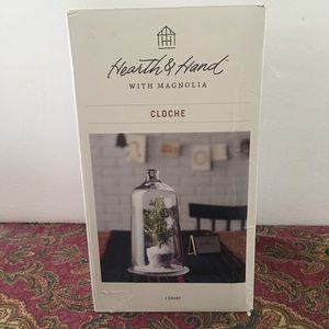 Hearth and Hand with Magnolia Cloche    BRAND NEW